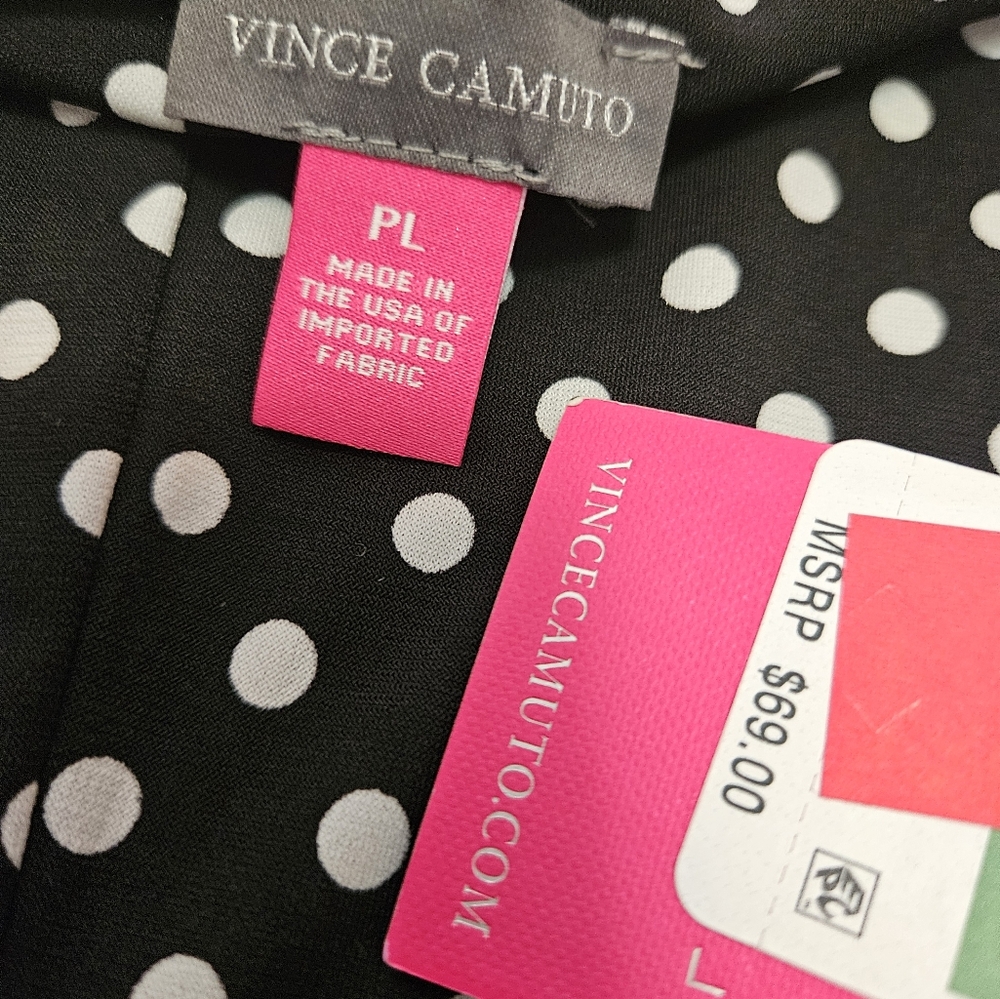 NWT ☆ Vince Camuto Top, Large Petite, Brand NEW! - Picture 4 of 4